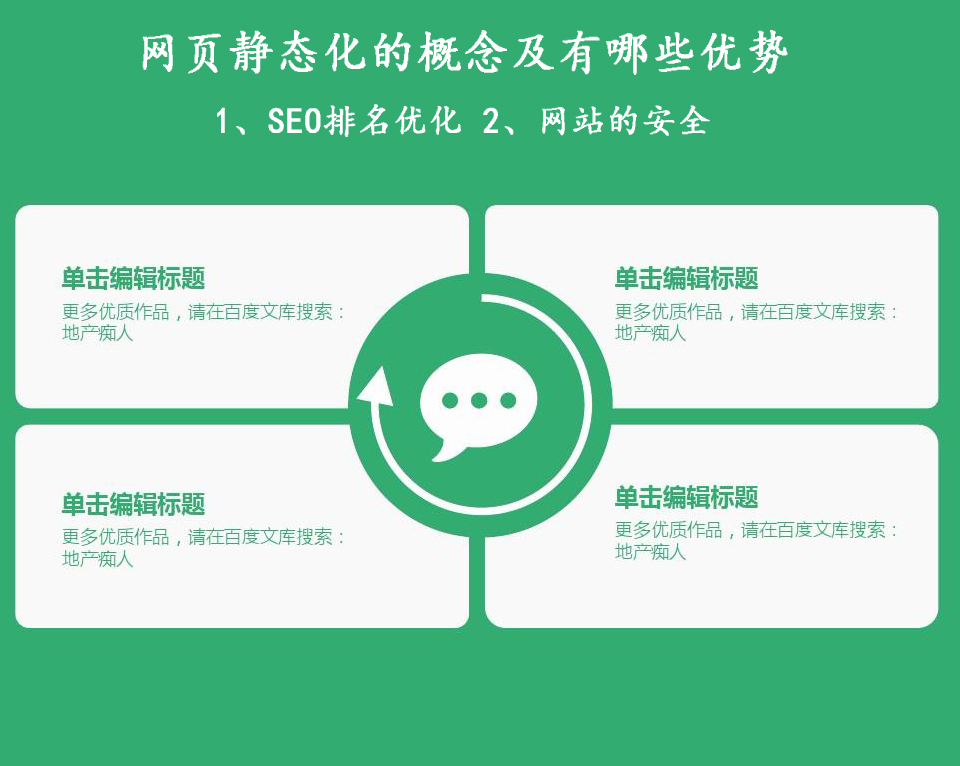 網站建設網頁靜態化的概念及有哪些優勢？
